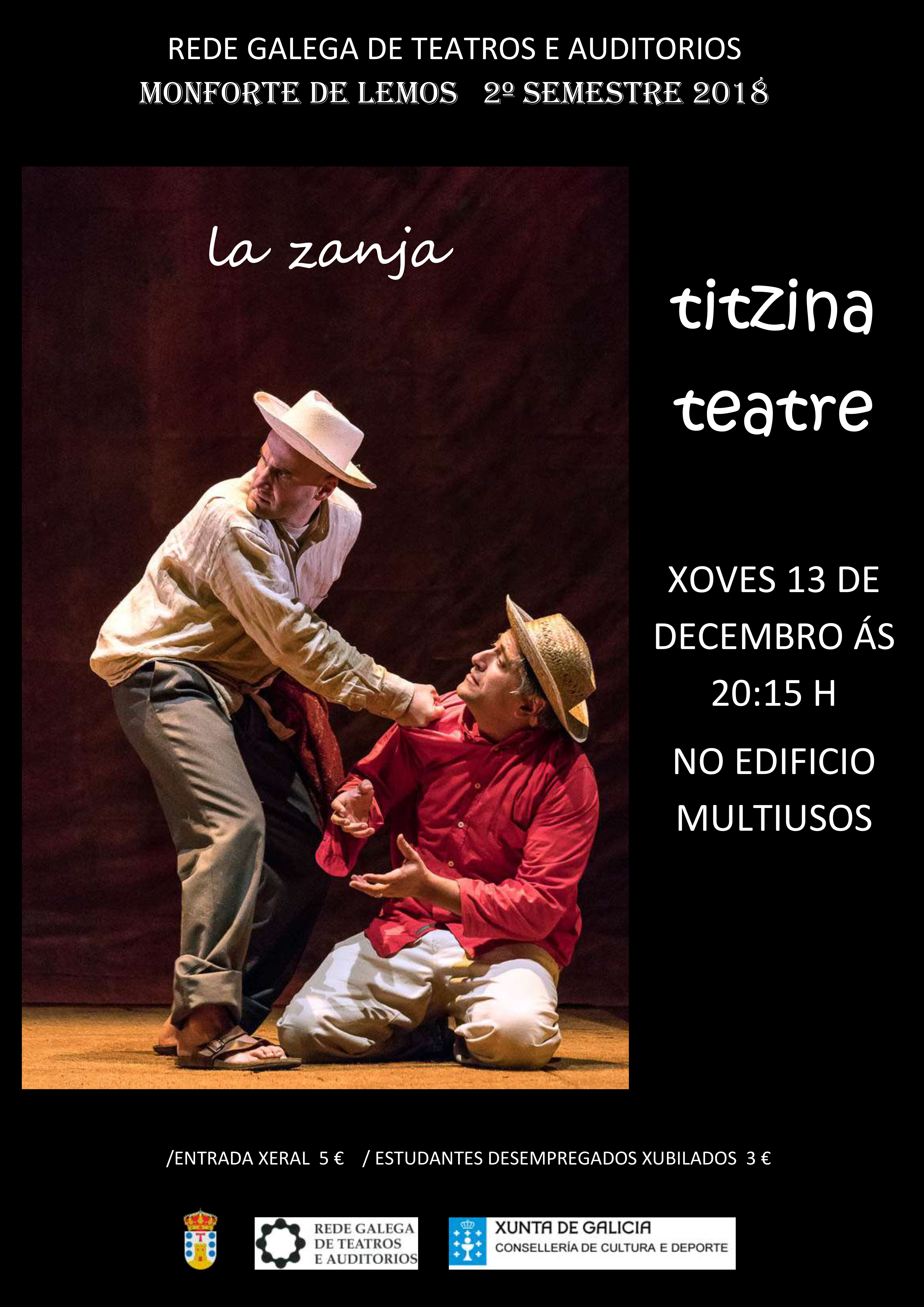 Cartaz Titzina teatre